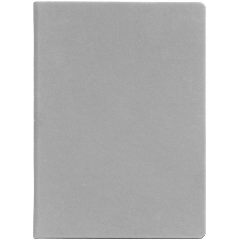 Ежедневник Shall, недатированный, серый, с белой бумагой