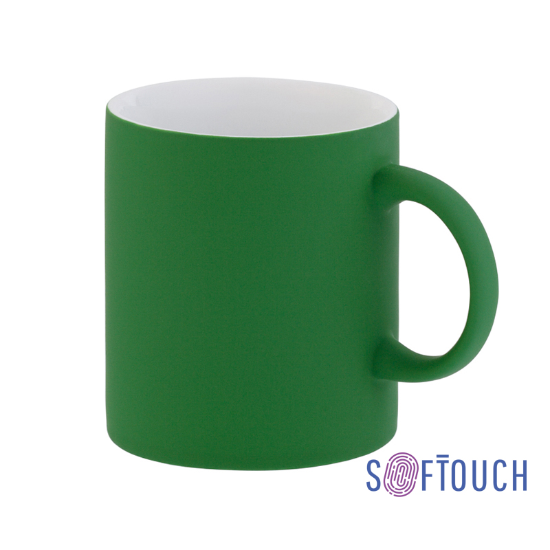 Кружка с покрытием soft touch