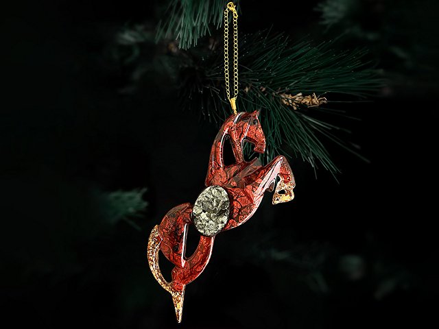Елочная игрушка Лошадь