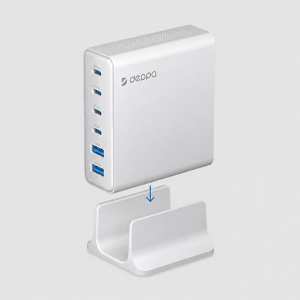 Зарядная станция 4xUSB Type-C, 2xUSB, PD, QC, 160Вт Зарядная станция 4xUSB Type-C, 2xUSB, PD, QC, 160Вт
