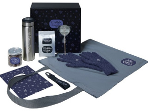 Подарочный набор «Re:Breathe» с перчатками, термосом и чаем