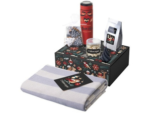 Подарочный набор «Re:Warm» с пледом, термосом и свечой