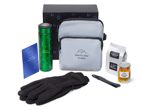 Подарочный набор «Re:m. Step»  с термосом, перчатками и сумкой