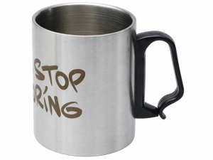 Стальная кружка с двойными стенками «Climber Max», 450 мл с гравировкой