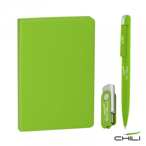 Подарочный набор "Сорренто" с блокнотом А6, покрытие soft touch