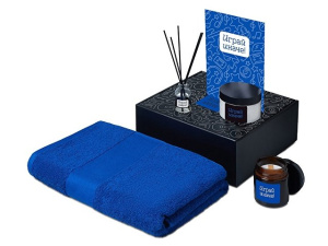 Подарочный набор «Re:y. Care» с полотенцем, солью для ванны и диффузором Подарочный набор «Re:y. Care» с полотенцем, солью для ванны и диффузором