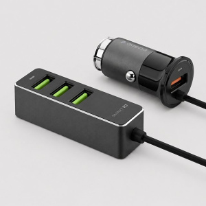 АЗУ 1 USB + 3 USB для пассажиров, QC 3.0, 7Аa АЗУ 1 USB + 3 USB для пассажиров, QC 3.0, 7Аa