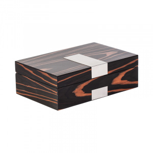 Шкатулка для 4 часов с 9 отделениями для запонок