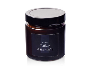 Свеча ароматическая «Noella», табак и ваниль 