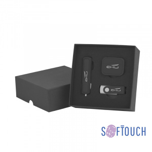 Набор автомобильное ЗУ "Slam" + флешка "Vostok" 16 Гб + магнитный держатель "Allo2"