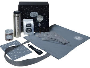Подарочный набор «Re:Breathe» с перчатками, термосом и чаем