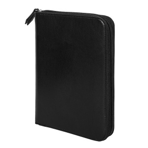 Ежедневник недатированный Chief, A5, на молнии, черный, кремовый блок, подарочная коробка Ежедневник недатированный Chief, A5, на молнии, черный, кремовый блок, подарочная коробка