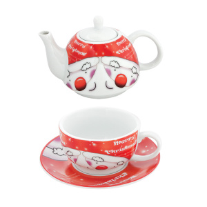Набор чайный "Веселый Санта" в подарочной коробке