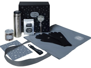 Подарочный набор «Re:Breathe» с перчатками, термосом и чаем