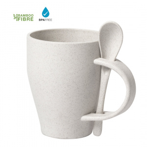 
Кружка TEPLAN, пластик с бамбуковым волокном