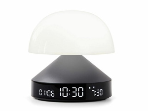 Светильник с часами и световым будильником Mina Sunrise
