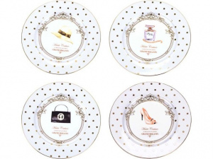 Набор  десертных тарелок «Женский каприз»