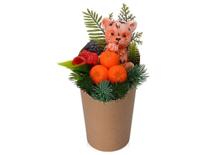 Мыло ручной работы «Тигренок в стакане» Мыло ручной работы «Тигренок в стакане»