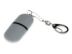 USB 2.0- флешка «Goutte Soft-touch» на 128 Гб каплевидной формы