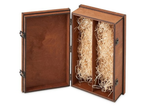 Подарочная коробка для двух бутылок «Cotes de Toul» Подарочная коробка для двух бутылок «Cotes de Toul»