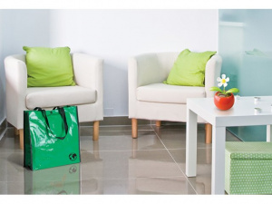 Сумка для покупок из переработанного биоразлагаемого материала 