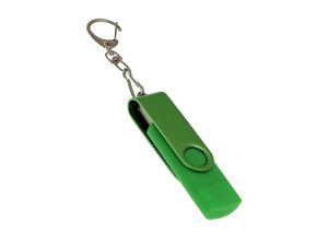 USB 3.0- флешка на 64 Гб с поворотным механизмом и дополнительным разъемом Type-C