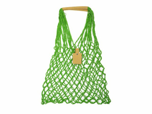 Авоська «Dream» из натурального хлопка с кожаными ручками, 25 л