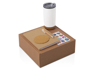 Набор «Earthly» с блокнотом, ручкой и термокружкой Набор «Earthly» с блокнотом, ручкой и термокружкой