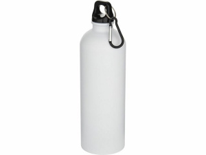 Бутылка для воды с карабином «Орегон», нержавеющая сталь, 750 мл