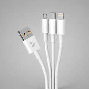 Дата-кабель 3 в 1: micro USB, USB-C, Ligthning, 1.2м Дата-кабель 3 в 1: micro USB, USB-C, Ligthning, 1.2м
