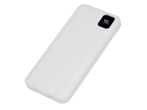 Внешний аккумулятор со встроенными кабелями «Фрэйм», 10000мач Внешний аккумулятор со встроенными кабелями «Фрэйм», 10000мач