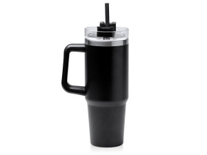 Термокружка «Крэнстон» с трубочкой и поворотной крышкой, 850 мл