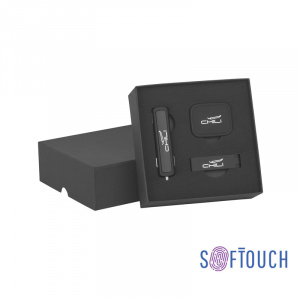 Набор автомобильное ЗУ "Slam" + флешка "Case" 16 Гб + магнитный держатель "Allo2"