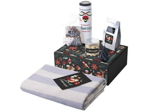 Подарочный набор «Re:Warm» с пледом, термосом и свечой