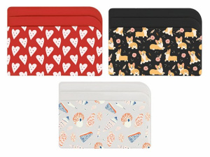 Картхолдер для 3-х карт с возможностью полноцветной печати, софт-тач Картхолдер для 3-х карт с возможностью полноцветной печати, софт-тач