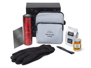 Подарочный набор «Re:m. Step»  с термосом, перчатками и сумкой