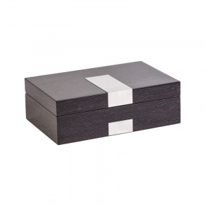 Шкатулка для 6 часов с отделением для запонок и полезных мелочей